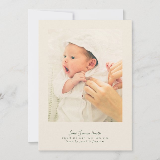 Anuncio marco moderno simple guión de foto de 5 collage be (Anverso)