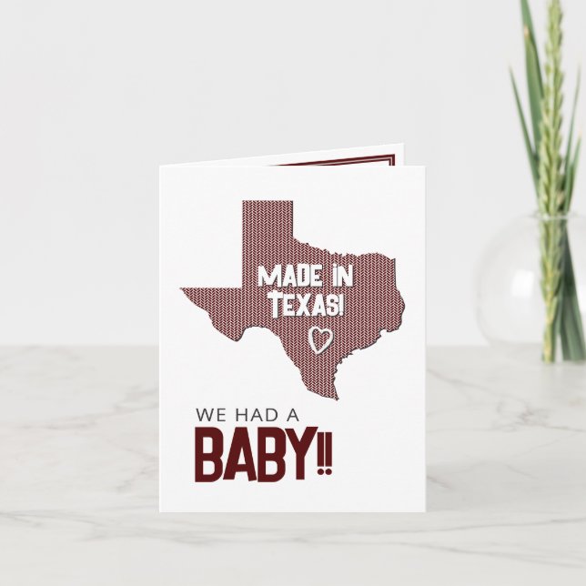 Anuncio Marion Herringbone hecho en Texas Photo Baby Annou (Anverso)