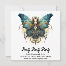Anuncio Mariposa Almirante Azure Steampunk Boda