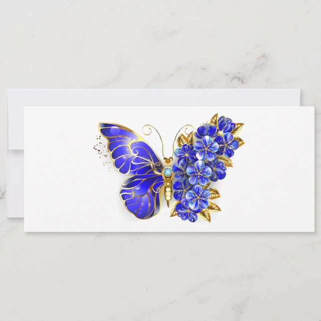 Anuncio Mariposa Flor Zafiro (Anverso)