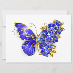 Anuncio Mariposa Flor Zafiro