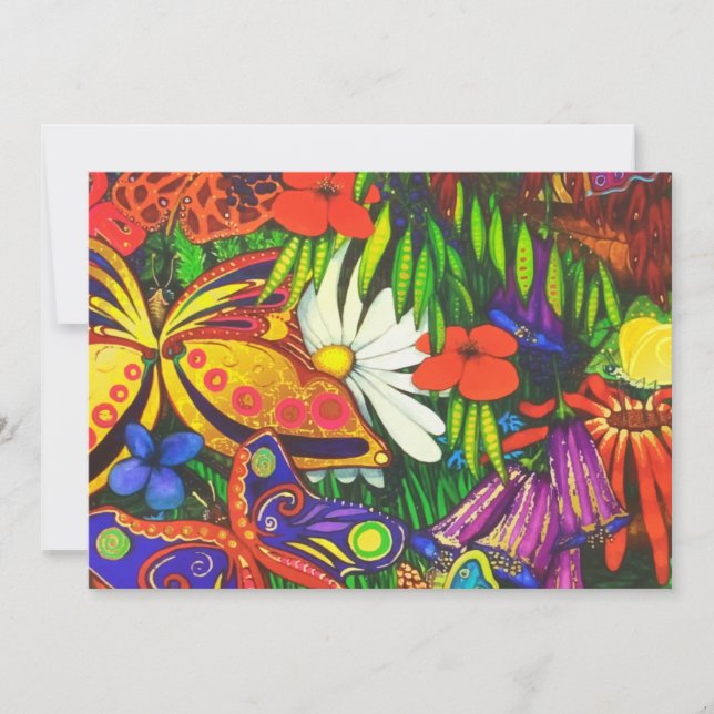 Anuncio Mariposa Floral Natural Gold Metálico (Anverso)