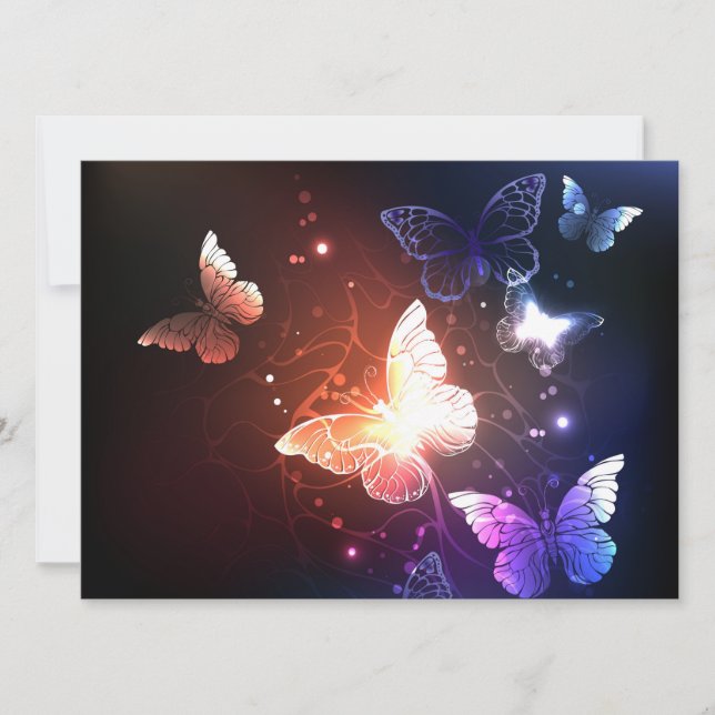 Anuncio Mariposas nocturnas brillantes (Anverso)