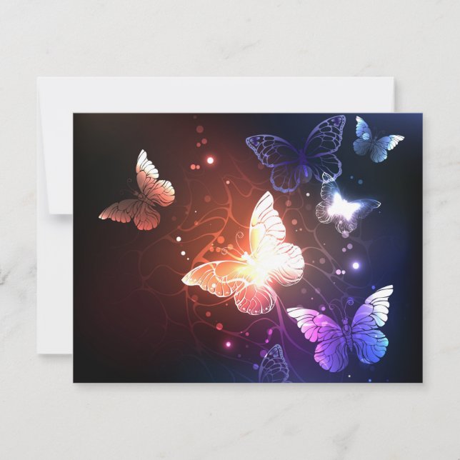 Anuncio Mariposas nocturnas brillantes (Anverso)