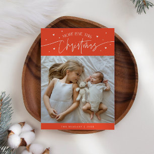 Anuncio Más Amor Este Navidad Nacimiento de Foto Roja