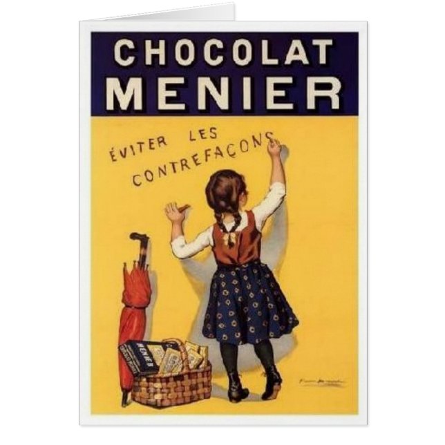 anuncio más menier del chocolat (Frente)