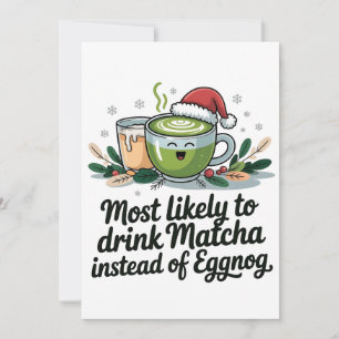 Anuncio Más Propenso a Beber Matcha en Lugar de Eggnog Nav