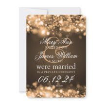 Matrimonio Elopement Sparkling Lights Gold