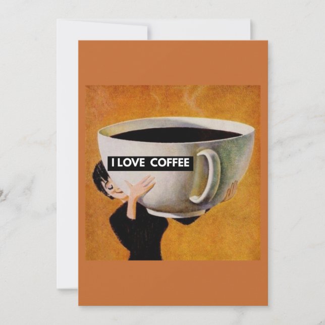 Anuncio Me encanta el retro de café (Anverso)