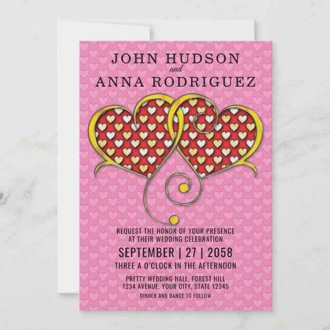 Anuncio Me encanta que diseñes con corazones dorados (Anverso)