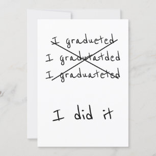 Anuncio Me Gradué Humor Graduado