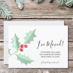 Anuncio Me he mudado de acuarela Holly en movimiento