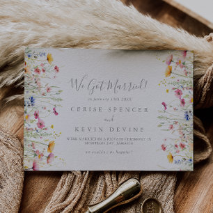 Anuncio Meadow Colorful Wildflower Elopement