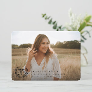 Anuncio Médica de Graduación de Medicina de Black Caduceus