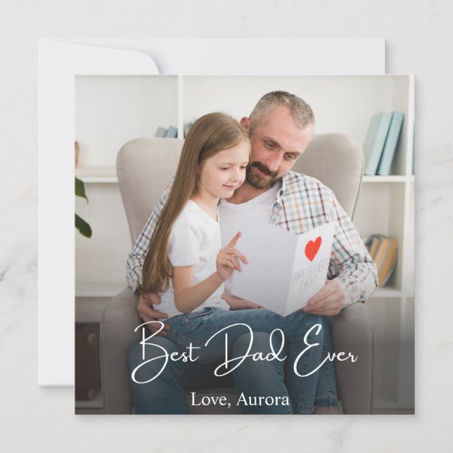Anuncio Mejor foto personalizada de papá (Anverso)