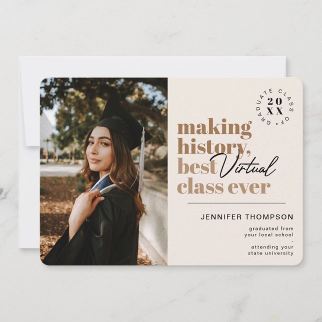 Anuncio Mejor Graduación Virtual Moderna Covid (Anverso)