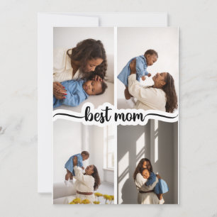 Anuncio Mejor Mamá Personalizada 4 Collage de fotos