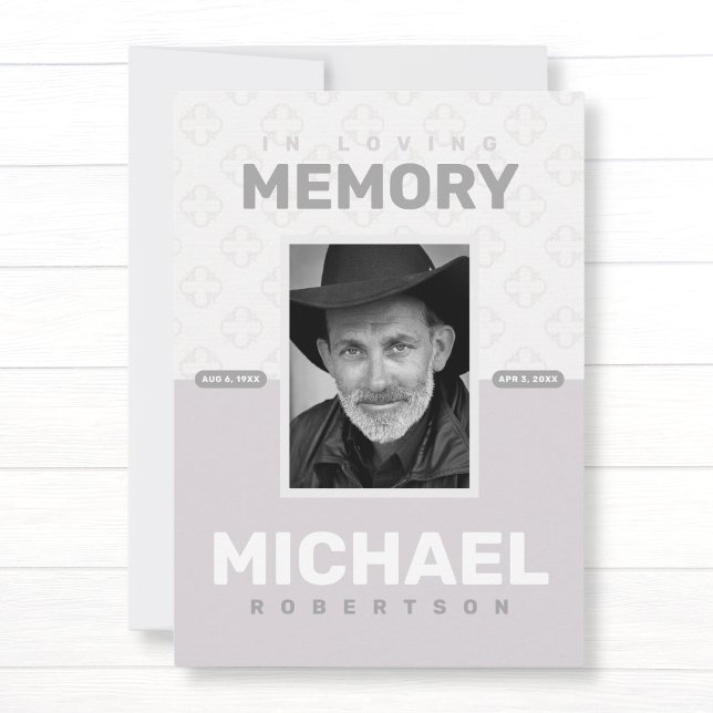 Anuncio Memorial Celebración Del Servicio De Funerales De  (Subido por el creador)