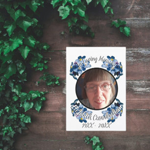 Anuncio Memorial Olvídame No Floral Photo Program