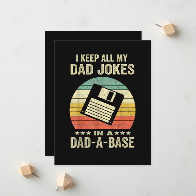 Anuncio Mens Funny dad Jokes in dad-a-Base (Anverso/Reverso In Situ)