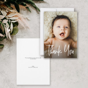 Anuncio Mensaje editable de fotos de corte Baby Shower Gra