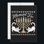Anuncio Meowzel Tov Funny Chanukah Hanukkah Suéter feo<br><div class="desc">Meowzel Tov Funny Chanukah Hanukkah Suéter feo</div>