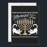 Anuncio Meowzel Tov Funny Chanukah Hanukkah Suéter feo<br><div class="desc">Meowzel Tov Funny Chanukah Hanukkah Suéter feo</div>