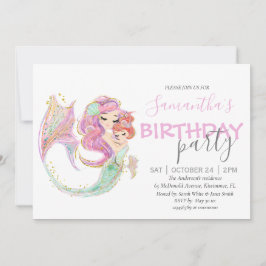 Anuncio Mermaid Baby Shower Dulce Sirena