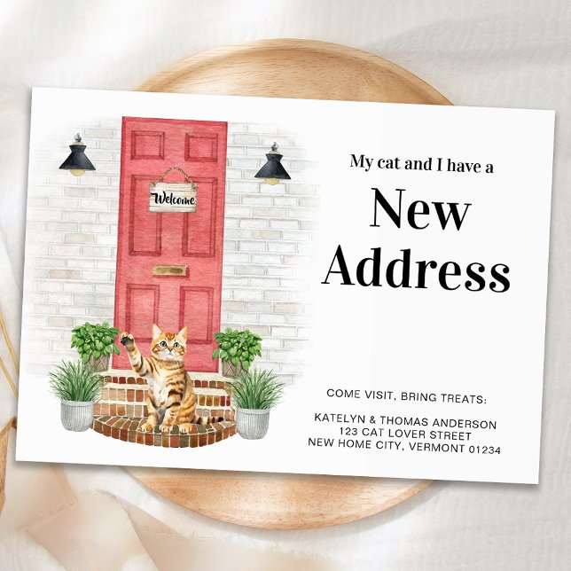 Anuncio Mi gato y yo nueva dirección Naranja puerta de gat (Subido por el creador)