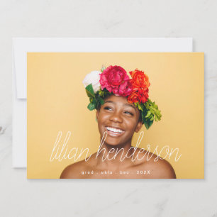 Anuncio Mi nombre Script Graduado Dos Foto