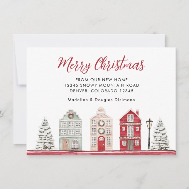 Anuncio Miminalismo Feliz Navidad desde nuestro nuevo hoga (Anverso)