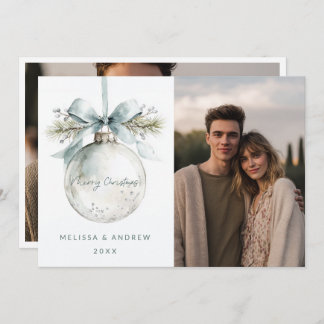 Anuncio Minimal Merry Christmas Ornament