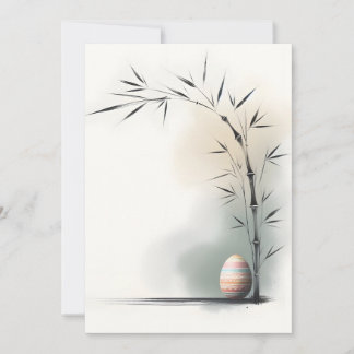 Anuncio Minimal Zen Spring Bamboo Easter Egg