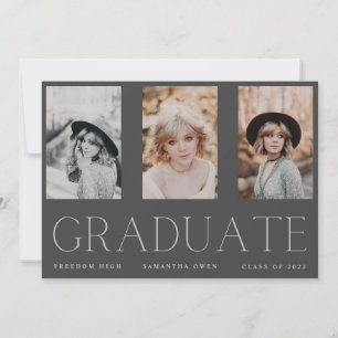 Anuncio Minimalismo Último Tres Graduados De Secundaria