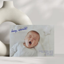 Minimalist New Baby Photo Newborn Hello Birth