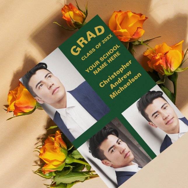 Anuncio Minimalist Typography 3 Photo Graduation (Subido por el creador)