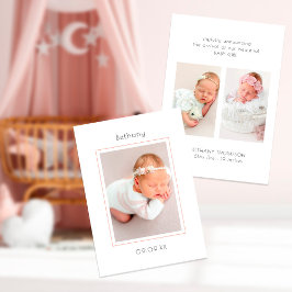 Anuncio Minimalista moderno 3 fotos bebé