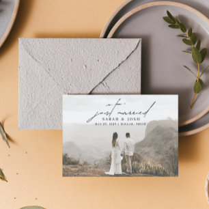 Anuncio Minimalista moderno recién casado 3 Bodas De Fotog