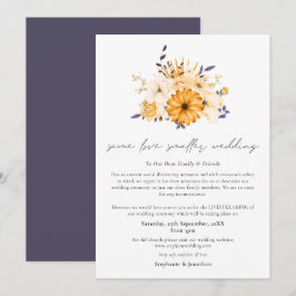 Anuncio Mismo Amor Bodas más Pequeñas Florales de Guión de