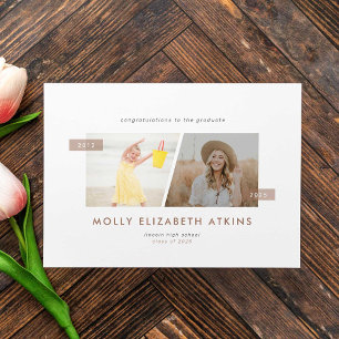 Anuncio Mocha luego y ahora dos graduaciones de fotos