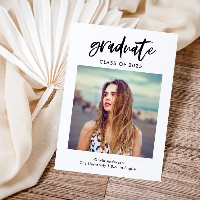 Anuncio Moda de escritura y foto casual | Graduado (Subido por el creador)