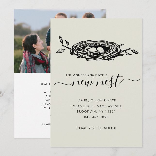 Anuncio Moda Nuevo Nido Cambio de domicilio de dirección F (Anverso / Reverso)