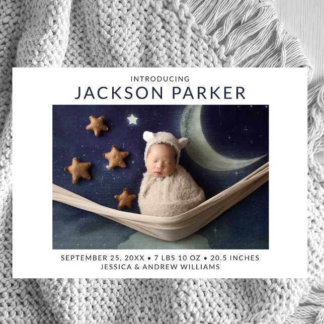 Anuncio Modern 2 Photo Boy Nacimiento (Subido por el creador)