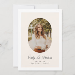 Anuncio Modern Arch High School Photo Graduate