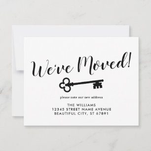 Anuncio Modern Hemos Mudado La Clave Nueva Dirección De Ca