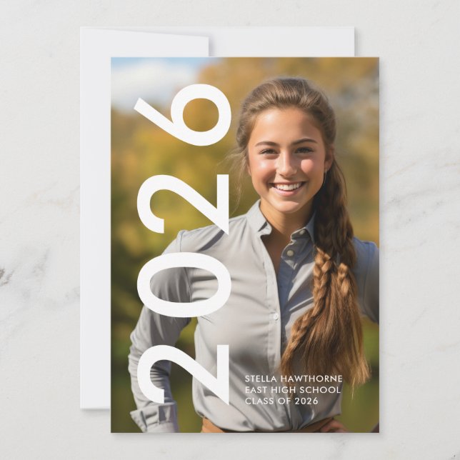 Anuncio Modern Minimal Graduation (Anverso)