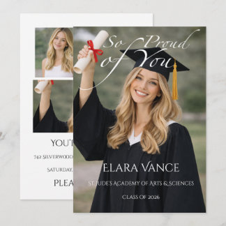 Anuncio Modern Photo Graduation, Minimal Editorial