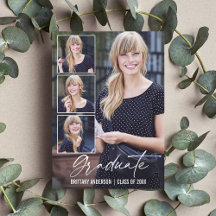 Moderna caligrafía Tinta 4 Graduación fotográfica