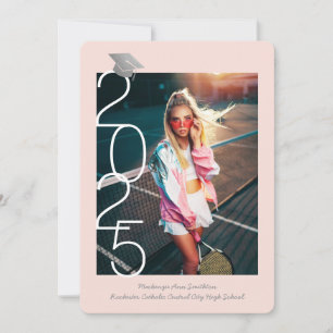 Anuncio Moderna Casa Abierta de Graduación de Gris Rosa 20