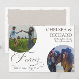 Anuncio Moderna Clásica Única Dos Compromiso De Fotografía